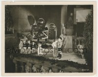 3p2112 RAGS TO RICHES candid 8x10.25 still 1922 seven cute child actors by lights on balcony set!