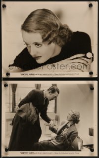 3p1838 SATAN MET A LADY 2 8x10 stills 1936 cool images of young sexy Bette Davis w/Warren William!