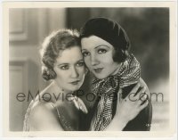 3p2156 SMILING LIEUTENANT 8x10.25 still 1931 close up of Miriam Hopkins hugging Claudette Colbert!