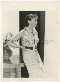 3p2190 THIRTY-DAY PRINCESS 8x11 key book still 1934 Sylvia Sidney in white crepe w/embroidered design!