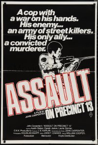 3p0440 ASSAULT ON PRECINCT 13 Aust 1sh 1979 John Carpenter, completely different artwork!