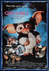 3p0454 GREMLINS 2 Aust 1sh 1990 wacky horror images, Phoebe Cates, Keye Luke, Gizmo!