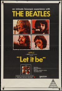 3p0459 LET IT BE Aust 1sh 1970 The Beatles, Lennon, McCartney, Starr, Harrison, ultra rare!