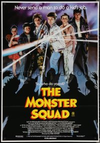 3p0465 MONSTER SQUAD Aust 1sh 1987 art of young heroes and classic villains by Brian Clinton!