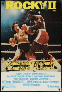 3p0471 ROCKY II Aust 1sh 1979 Sylvester Stallone & Carl Weathers fight in ring, boxing sequel!