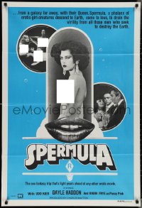 3p0474 SPERMULA Aust 1sh 1976 sexy sperm vampire Dayle Haddon, w/ wacky naked images!