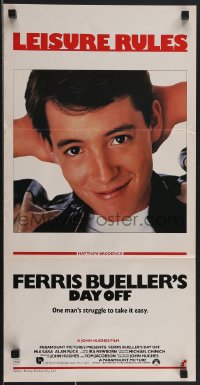 3p0522 FERRIS BUELLER'S DAY OFF Aust daybill 1986 Matthew Broderick in John Hughes teen classic!