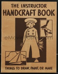 3p0287 INSTRUCTOR HANDCRAFT BOOK softcover book 1938 cool things to draw, paint, or make!