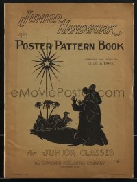 3p0288 JUNIOR HANDWORK & POSTER PATTERN BOOK FOR JUNIOR CLASSES softcover book 1937 for art teachers!