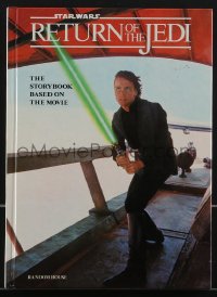 3p0278 RETURN OF THE JEDI hardcover book 1983 George Lucas classic, story book based on the movie!