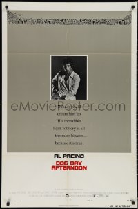 3p0695 DOG DAY AFTERNOON style B 1sh 1975 Al Pacino, Sidney Lumet bank robbery crime classic!