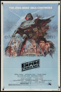 3p0709 EMPIRE STRIKES BACK style B NSS style 1sh 1980 George Lucas classic, art by Tom Jung!