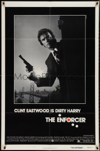 3p0711 ENFORCER 1sh 1976 classic image of Clint Eastwood as Dirty Harry holding .44 magnum!