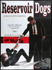 3p0122 RESERVOIR DOGS French 1p 1992 Tarantino, different image of Harvey Keitel & Steve Buscemi!