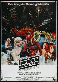 3p0297 EMPIRE STRIKES BACK German R1984 George Lucas sci-fi classic, cool completely different art!