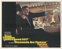 3p1159 DIAMONDS ARE FOREVER int'l LC #1 1971 Connery as James Bond w/ broken bottle attacked from behind!