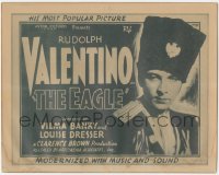 3p1026 EAGLE TC R1939 Ruldolph Valentino in his last picture modernized with music & sound, rare!