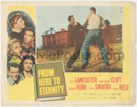 3p1182 FROM HERE TO ETERNITY LC 1953 c/u of Montgomery Clift boxing with Ike Galovitch!