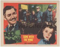 3p1196 GONE WITH THE WIND LC #8 R1954 art of Leslie Howard & Olivia De Havilland + Gable & Leigh!