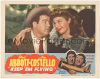 3p1227 KEEP 'EM FLYING LC R1953 best close up of Martha Raye with her arm around Lou Costello!