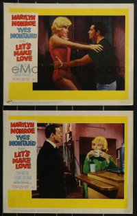 3p1576 LET'S MAKE LOVE 2 LCs 1960 sexy Marilyn Monroe, Yves Montand & Frankie Vaughan!