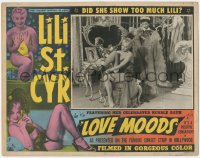 3p1241 LOVE MOODS LC 1952 sexy stripper Lili St. Cyr changing clothes before her performance!