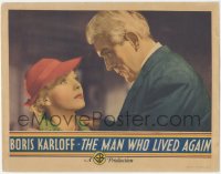 3p1247 MAN WHO LIVED AGAIN LC 1936 close up of worried Anna Lee & Frank Cellier, ultra rare!