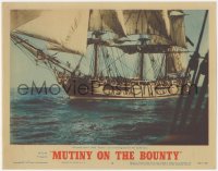 3p1260 MUTINY ON THE BOUNTY LC #4 R1957 the title ship sailing from England for the South Seas!