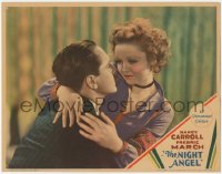 3p1262 NIGHT ANGEL LC 1931 best romantic c/u of Nancy Carroll & Fredric March, pre-Code, ultra rare!