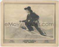 3p1266 ORPHAN LC 1920 great close up of cowboy William Farnum climbing mountain, ultra rare!