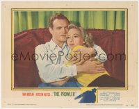 3p1280 PROWLER LC #3 1951 Joseph Losey noir, best c/u of sexy Evelyn Keyes hugging Van Heflin!