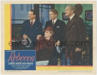 3p1285 REBECCA LC R1946 Laurence Olivier, Joan Fontaine, Reginald Denny, C. Aubrey Smith, Hitchcock!