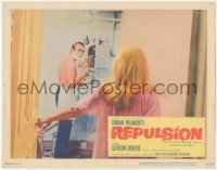 3p1288 REPULSION LC 1965 Roman Polanski, sexy Catherine Deneuve by Ian Hendry shaving in bathroom!