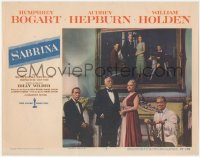 3p1298 SABRINA LC #7 1954 Humphrey Bogart & William Holden with parents by family portrait!