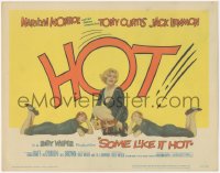 3p1083 SOME LIKE IT HOT TC 1959 Marilyn Monroe, Tony Curtis & Jack Lemmon in drag, Billy Wilder!