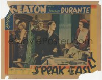 3p1322 SPEAK EASILY LC 1932 Buster Keaton & Jimmy Durante hide Thelma Todd from Hopper, ultra rare!