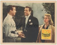 3p1323 SPRINGTIME IN THE ROCKIES LC 1942 Betty Grable watches Cesar Romero greet John Payne!