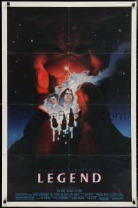 3p0799 LEGEND 1sh 1986 Tom Cruise, Mia Sara, Tim Curry, Ridley Scott, cool Blackshear fantasy art!