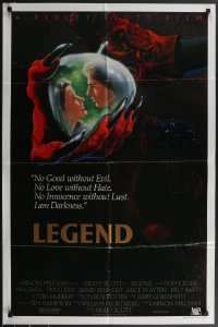 3p0798 LEGEND int'l 1sh 1986 Tom Cruise, Mia Sara, Ridley Scott, cool fantasy artwork by Alvin!