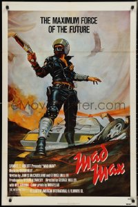 3p0809 MAD MAX 1sh 1980 George Miller post-apocalyptic classic, different art of Mel Gibson!