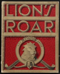 3p0193 LION'S ROAR vol 1 no 1 exhibitor magazine 1941 cover art of Leo the Lion by Jacques Kapralik!