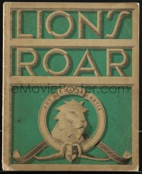 3p0194 LION'S ROAR vol 1 no 3 exhibitor magazine 1941 cover art of Leo the Lion by Jacques Kapralik!