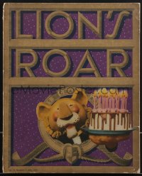 3p0195 LION'S ROAR exhibitor magazine July 1943 Kapralik cover art + Hirschfeld art inside!