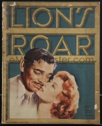 3p0196 LION'S ROAR exhibitor magazine March 1946 Postman Always Rings Twice, Hirschfeld art + more!