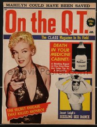 3p0425 ON THE Q.T. magazine January 1963 The Secret Disease That Killed Marilyn Monroe!