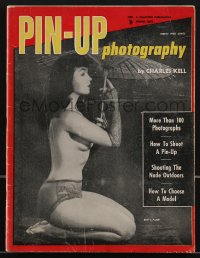 3p0428 PIN-UP PHOTOGRAPHY vol 1 no 1 magazine Spring 1956 sexy mostly naked Bettie Page on the cover!