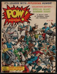 3p0430 POW vol 1 no 1 magazine August 1966 Superhero Confidential, John Severin cover art!