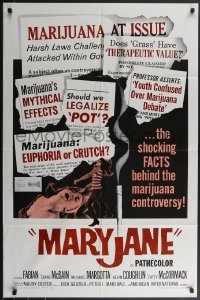 3p0814 MARYJANE 1sh 1968 5 kids smoked, 2 are in the hospital, 1 in jail, others blown their minds!