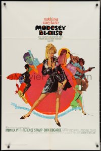 3p0820 MODESTY BLAISE 1sh 1966 Bob Peak art of sexiest female secret agent Monica Vitti!