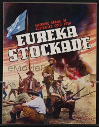 3p0260 EUREKA STOCKADE Australian souvenir program book 1949 Aussie Gold Rush, Chips Rafferty, rare!